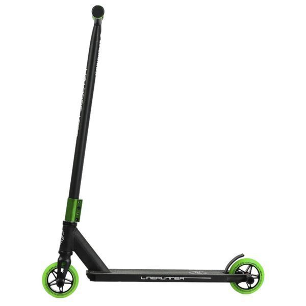 Трюковий самокат алюмінієвий Best Scooter LineRunner салатовий HIC-система ПЕГІ колеса PU 110мм ширина керма 52 см LR-65215 фото