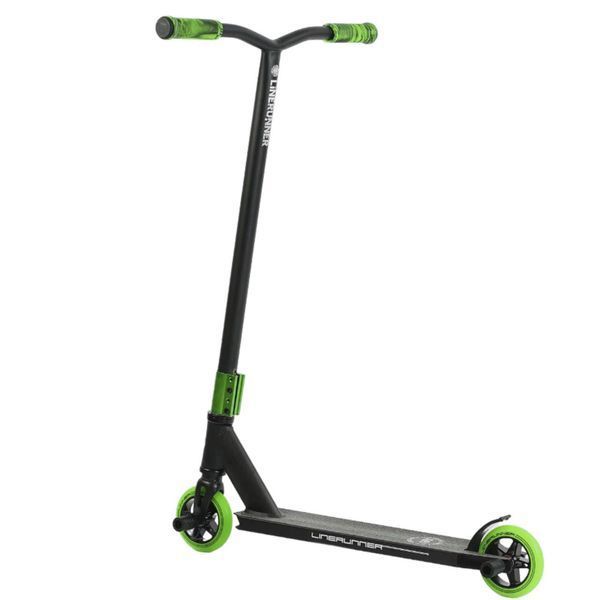 Трюковий самокат алюмінієвий Best Scooter LineRunner салатовий HIC-система ПЕГІ колеса PU 110мм ширина керма 52 см LR-65215 фото