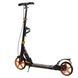 Самокат двухколесный алюминиевый Best Scooter Factor оранжевый с ручным дисковым тормозом подстаканником и двумя амортизаторами колеса PU 200 мм BS-98033 фото 2