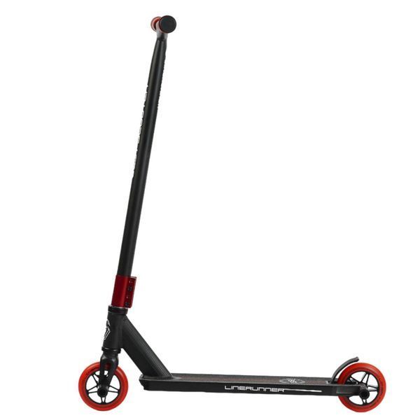 Трюковий самокат алюмінієвий Best Scooter LineRunner червоний HIC-система ПЕГІ колеса PU 110мм ширина керма 52 см LR-71405 фото