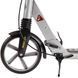 Самокат двоколісний алюмінієвий Best Scooter Factor сірий з ручним дисковим гальмом підсклянником та двома амортизаторами колеса  PU 200 мм BS-81766 фото 2