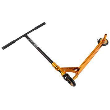 Трюковой самокат алюминиевый Best Scooter оранжевый анодированный окрас HIC-система пеги колеса PU 110мм ширина руля 60 см 23015 фото