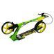 Самокат двухколесный стальной Best Scooter Flash салатовый колеса PU 200 мм передний амортизатор ручной тормоз  FL-20085  фото 2