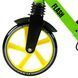 Самокат двухколесный стальной Best Scooter Flash салатовый колеса PU 200 мм передний амортизатор ручной тормоз  FL-20085  фото 4