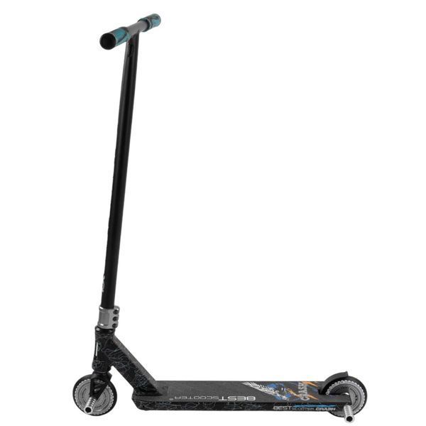 Трюковий самокат Best Scooter CRASH алюмінієвий синій  HIC-система пеги колеса PU 110мм ширина керма 57 см 37890 фото