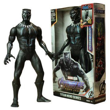Черная пантера игрушка со звуковыми и световыми эффектами фигурка 29 см 00040 фото
