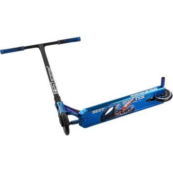 Трюковий самокат Simbiote Best Scooter Веном алюмінієвий синій HIC-система Пеги колеса PU 120 мм ширина керма - 57 см  44374 фото