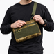 Сумка месенджер через плече універсальна EDC сумка з Velcro-панель для патчів 84157 фото 4