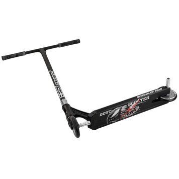 Трюковой самокат Simbiote Best Scooter Веном алюминиевый черный HIC-система Пеги колеса PU 120 мм ширина руля - 57 см  61375 фото