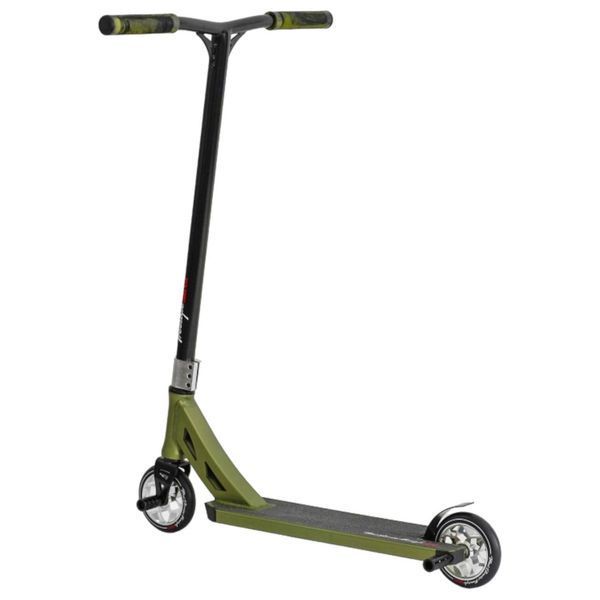 Трюковий самокат алюмінієвий Best Scooter Freestyle зелений HIC-система Пеги колеса PU d - 120 мм ширина керма &ndash; 58 см   N- 56307 фото