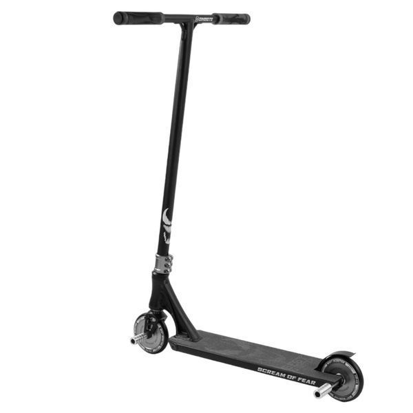 Трюковий самокат Simbiote Best Scooter Веном алюмінієвий чорний HIC-система Пеги колеса PU 120 мм ширина керма - 57 см   61375 фото