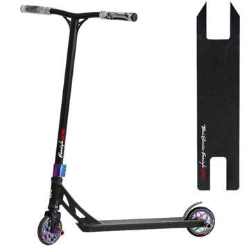 Трюковой самокат алюминиевый Best Scooter Freestyle черный HIC-система Пеги колеса PU d - 120 мм ширина руля &ndash; 58 см N- 43005 фото