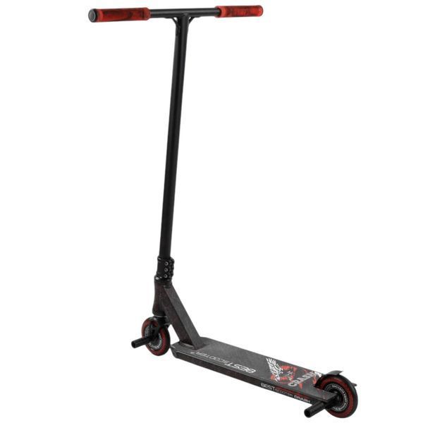 Труковий самокат Best Scooter червоний CRASH HIC система пеги алюмінієвий диск та дека, колеса PU 110мм 67839 фото