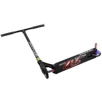 Трюковий самокат Simbiote Best Scooter Веном алюмінієвий червоний HIC-система Пеги колеса PU 120 мм ширина керма - 57 см  97683 фото