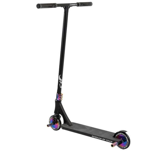 Трюковой самокат Simbiote Best Scooter Веном алюминиевый красный HIC-система Пеги колеса PU 120 мм ширина руля - 57 см 97683 фото