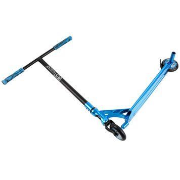 Трюковий самокат Best Scooter алюмінієвий синій анодоване фарбування HIC-система колеса  PU 110мм ширина керма - 60 см  98901 фото